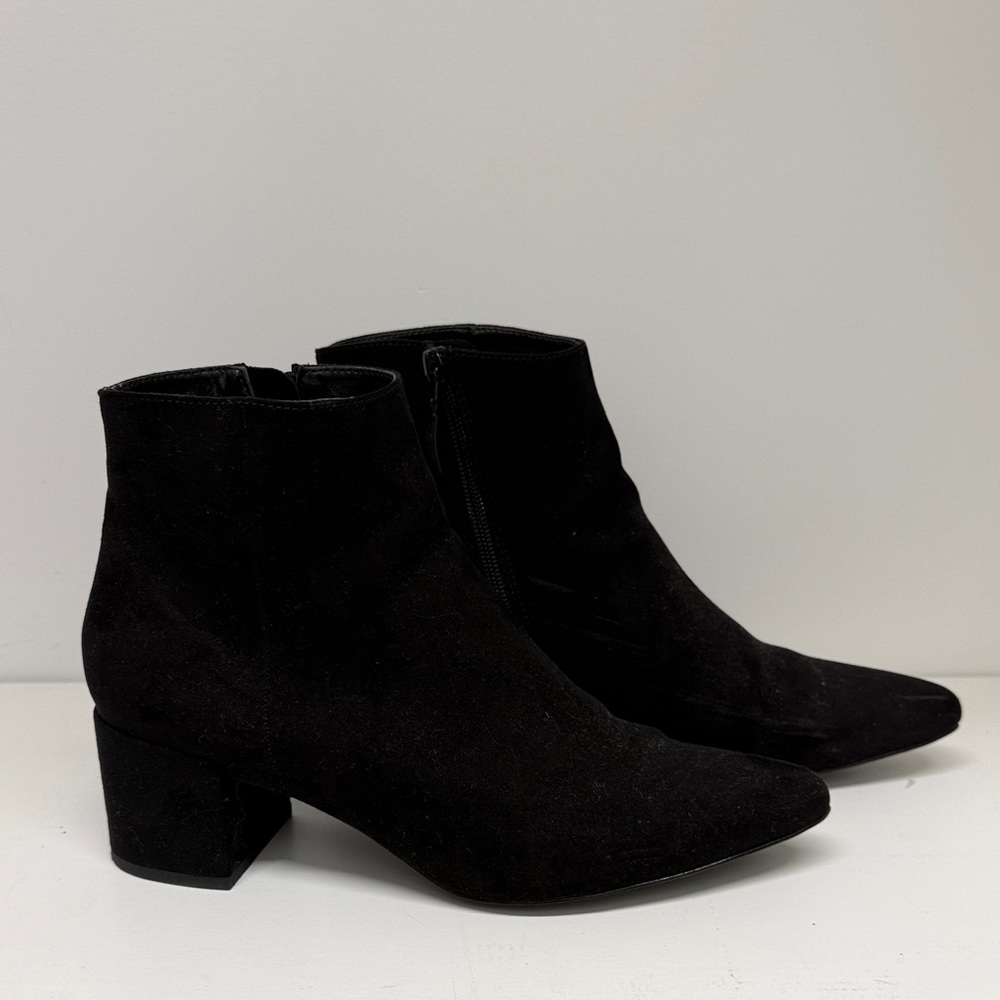 Black Suede Ankle Boots